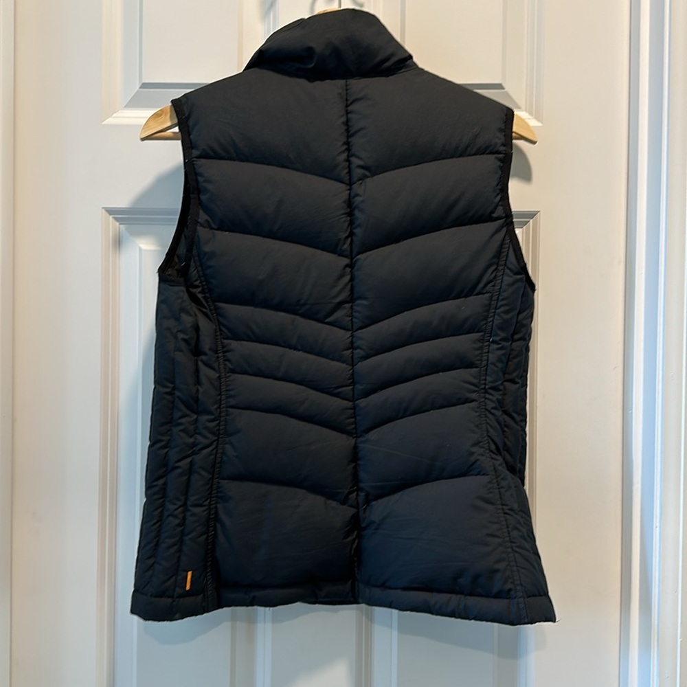 Lucy Black Down Puffer Vest Size Small - Picture 3 of 4